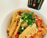 焼肉生だれで絶品たけのこそぼろ炊き込み飯作り方9写真