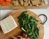 焼肉の生だれで作る たけのこ具沢山味噌汁作り方4写真