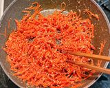 お弁当の副菜に！人参明太作り方5写真