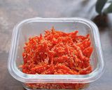 お弁当の副菜に！人参明太作り方6写真