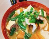焼肉の生だれで作る たけのこ具沢山味噌汁作り方8写真