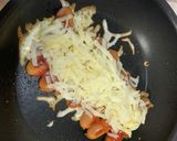 簡単すぎるおつまみ☆ウインナーチーズ焼き作り方3写真