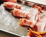 肉巻きメンマの照り焼き作り方3写真