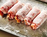 肉巻きメンマの照り焼き作り方4写真
