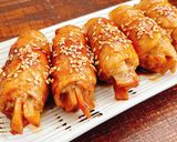 肉巻きメンマの照り焼き作り方7写真