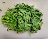 春菊の中華風和え作り方1写真