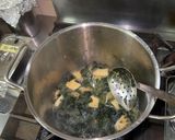 シーフードほうれん草家カレー作り方4写真
