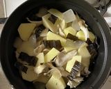 舞茸とじゃがいもの重ね煮作り方2写真