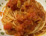 本気のトマトとニンニクのスパゲティ作り方15写真