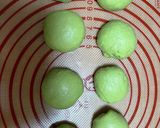 抹茶の餡子入り塩ぱん♡作り方3写真