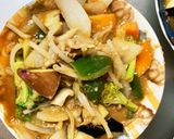 レンジ簡単きな粉ウスターナムル味甘酢酢豚作り方17写真