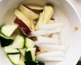 簡単きな粉魯肉飯味ツナ根菜茄子野菜炒め作り方4写真