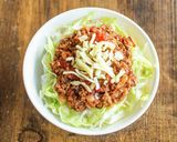 簡単！ひき肉とトマト缶でハンバーグ丼作り方3写真