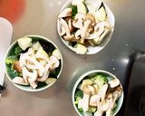 簡単きな粉魯肉飯味ツナ根菜茄子野菜炒め作り方9写真