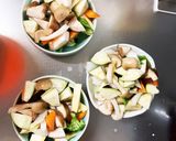 簡単きな粉魯肉飯味ツナ根菜茄子野菜炒め作り方10写真