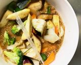 簡単きな粉魯肉飯味ツナ根菜茄子野菜炒め作り方16写真