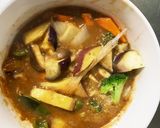 簡単きな粉魯肉飯味ツナ根菜茄子野菜炒め作り方17写真
