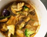 簡単きな粉魯肉飯味ツナ根菜茄子野菜炒め作り方18写真