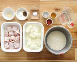 両面焼きホットプレートでビリヤニ風ライス作り方1写真