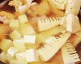 胃に優しい☆豆腐とたけのこの鶏玉汁☆昼食作り方2写真
