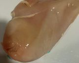 オガタ家　チキン　サンチュサラダ作り方1写真