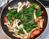ピザ風ほうれん草のオムレツ作り方5写真