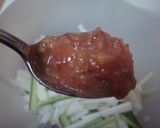シャキッ☆長いもとキュウリの梅味噌のっけ作り方2写真