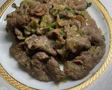 ヤムヤムのタレを使った牛肉炒め作り方7写真