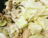 鶏肉とキャベツのしょう油バター炒め作り方2写真