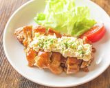 揚げない！鶏ももチキン南蛮（皮パリパリ）作り方7写真