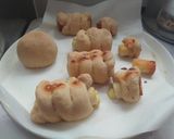 高タンパクふかもち！きなこちくわぱん！！作り方9写真