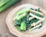 簡単!九条ねぎとハムの白だし炒め作り方6写真