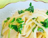 野草パスタ　ノジシャ(ラプンツェル)作り方4写真