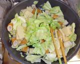 筍キャベツちくわの麺つゆバター炒め作り方4写真