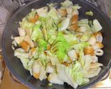 筍キャベツちくわの麺つゆバター炒め作り方5写真