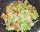 筍キャベツちくわの麺つゆバター炒め作り方6写真