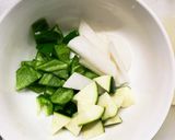 肉無チクワきな粉洋風ヤンニョム味野菜炒め作り方7写真