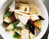 肉無チクワきな粉味噌中華風ドリア味野菜炒作り方14写真