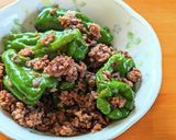 【簡単】牛ひき肉とピーマンの炒め物作り方2写真