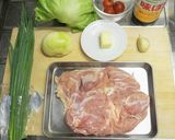 鶏もも肉の味ぽんガリバタ炒め作り方1写真