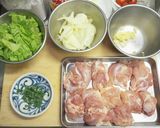 鶏もも肉の味ぽんガリバタ炒め作り方2写真