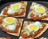 ホットプレートでピザ祭り作り方23写真