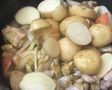 キーマバターカレーのサラダプレート作り方2写真