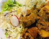 キーマバターカレーのサラダプレート作り方4写真