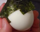 こどもの日に♪ゆで卵で♪金太郎さん♪作り方4写真
