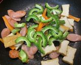 俺流！魚肉ソと厚揚げのゴーヤチャンプルー作り方8写真