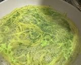 行者ニンニクのジェノベーゼ風パスタ作り方3写真