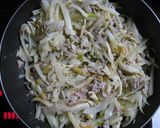 豚肉と高菜の和風ポテトオムレツ作り方4写真