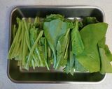 鮭缶と小松菜と豆腐の豆乳クリーム煮作り方1写真