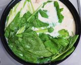 鮭缶と小松菜と豆腐の豆乳クリーム煮作り方5写真